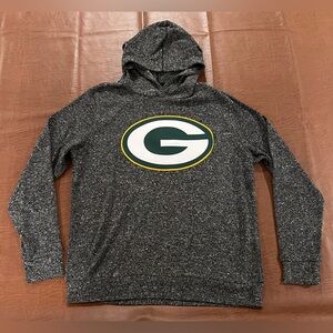 Green Bay Packers Lightweight Hoodie with Patch On Chest - Size Large
